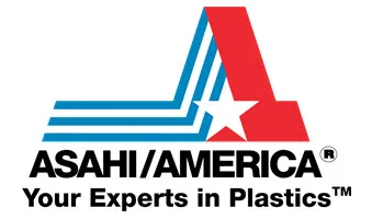 Logotipo de Asahi/America, fabricante de válvulas y tuberías termoplásticas
