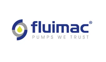 Logotipo de Fluimac, fabricante de bombas industriales