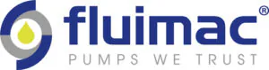 Logotipo de Fluimac, fabricante de bombas industriales